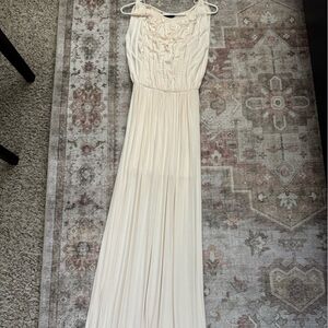 Felicity & Coco Cream Pleated Dress